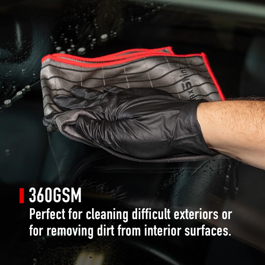 Carbon Fiber Towels (360GSM) 16”X16” - Ultra Durable, Premium Soft, Long-Lasting Towels, Perfect for Car Detailing