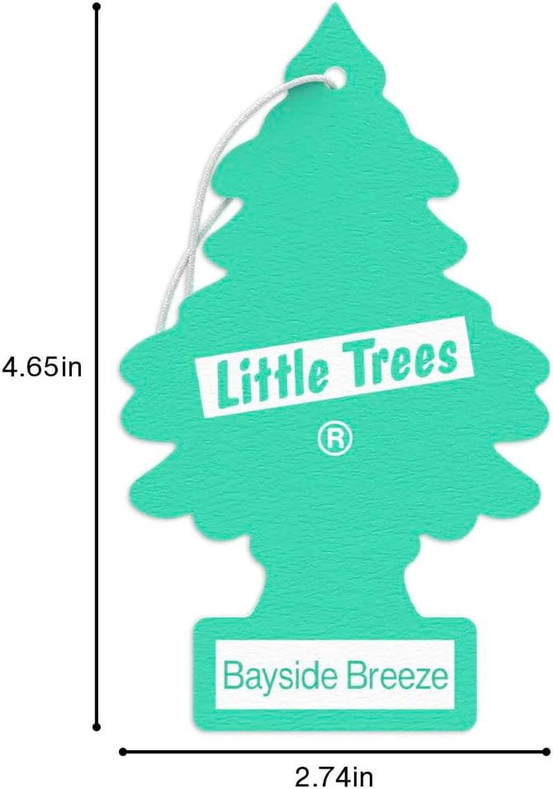 Air Fresheners Car Air Freshener. Hanging Tree Provides Long Lasting Scent for Auto or Home. Bayside Breeze, 24 Air Fresheners